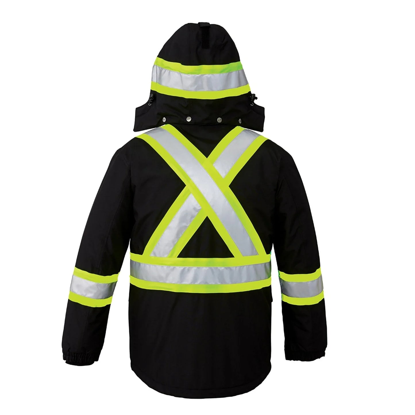 Armour Hi-Vis Insulated Parkas With Detachable Hood