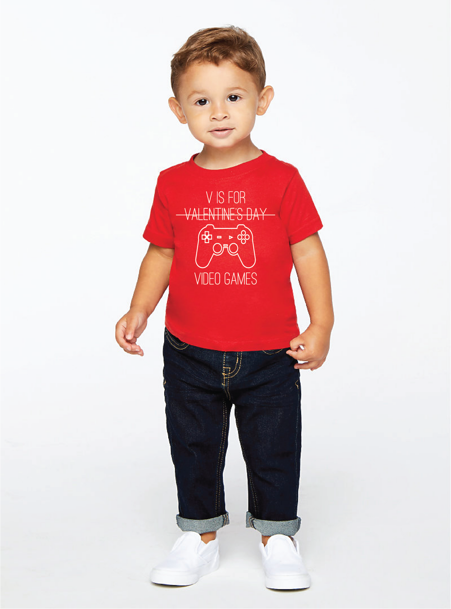 V Is For Video Games t shirt