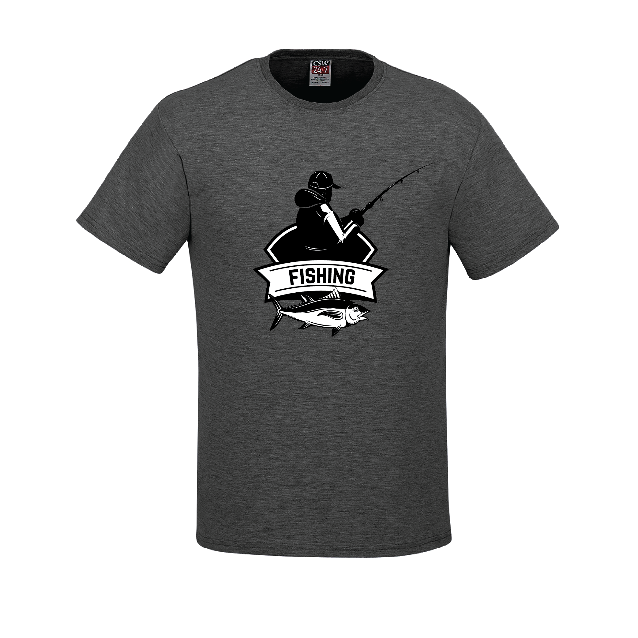 Fishing T-Shirt – Visual Vinyl & Print
