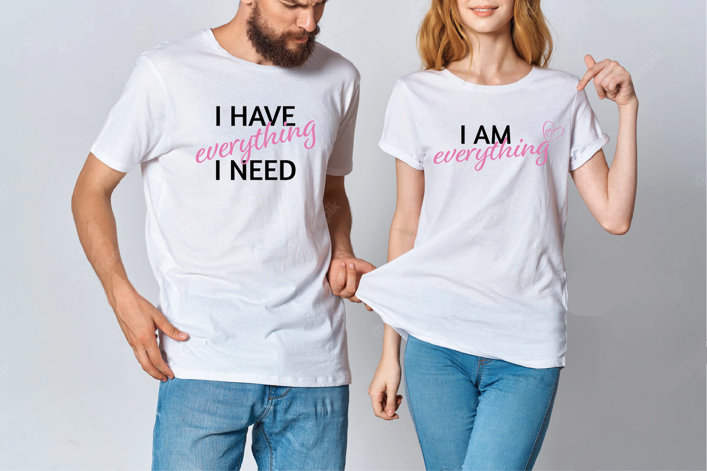 His & Her T-Shirt Set