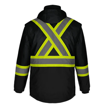 Kenworth Hi-Vis 5 in 1 Parkas With Detachable Hood