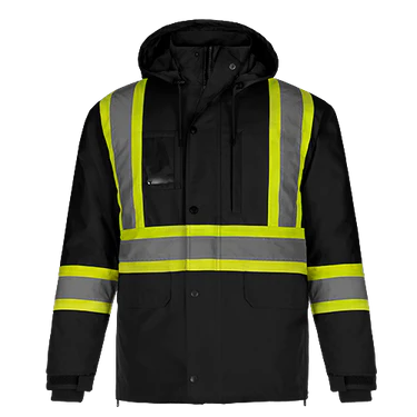 Kenworth Hi-Vis 5 in 1 Parkas With Detachable Hood