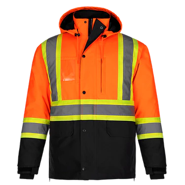 Kenworth Hi-Vis 5 in 1 Parkas With Detachable Hood