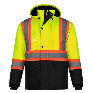 Kenworth Hi-Vis 5 in 1 Parkas With Detachable Hood