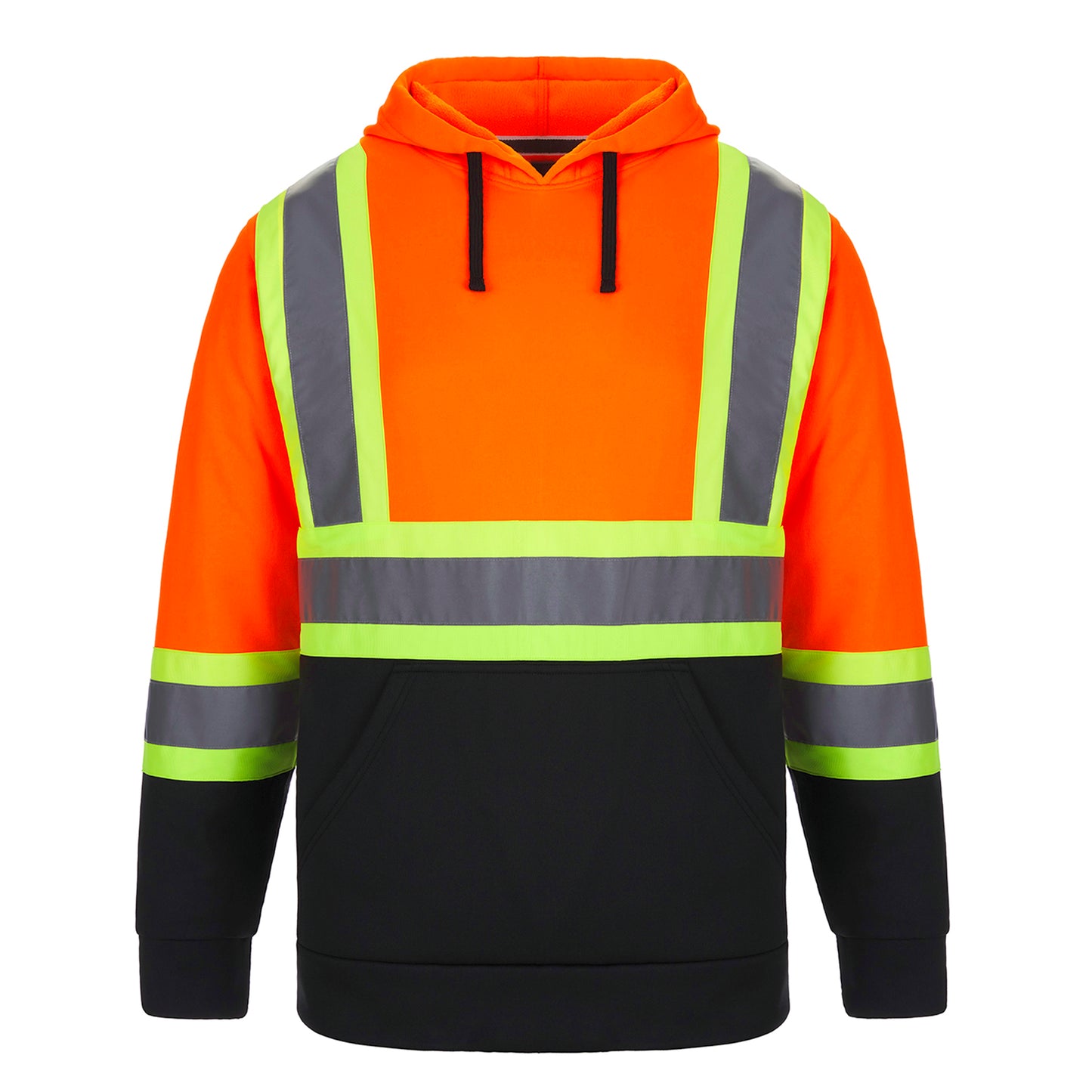 Long Haul Hi-Vis Polyester Fleece Pullover Hoodies