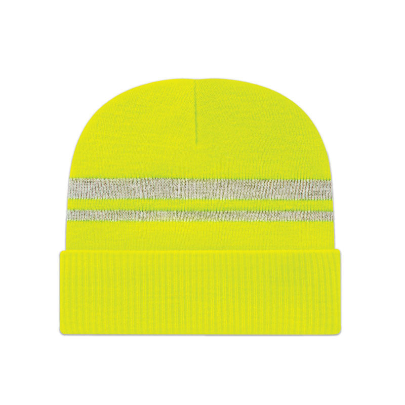 Reflective Knit Toque With Cuff ik59