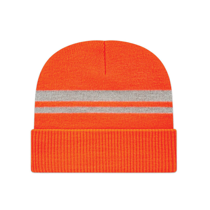 Reflective Knit Toque With Cuff ik59