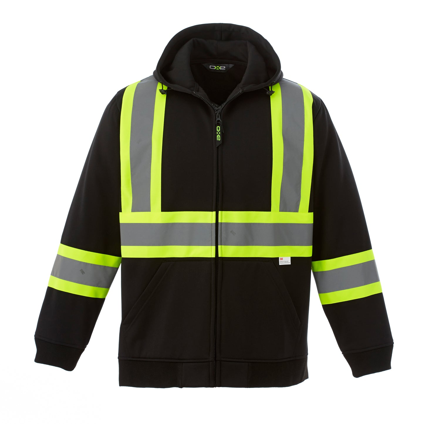 Freedom Hi-Vis Polyester Fleece Full Zip Hooded Sweatshirts