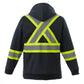 Freedom Hi-Vis Polyester Fleece Full Zip Hooded Sweatshirts