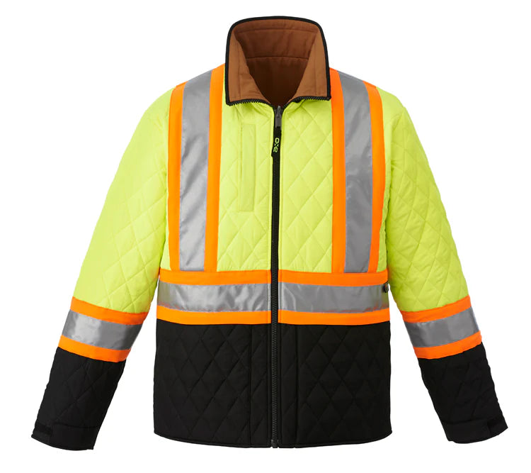 Zircon Hi-Vis Cotton Canvas Reversible Insulated Jackets