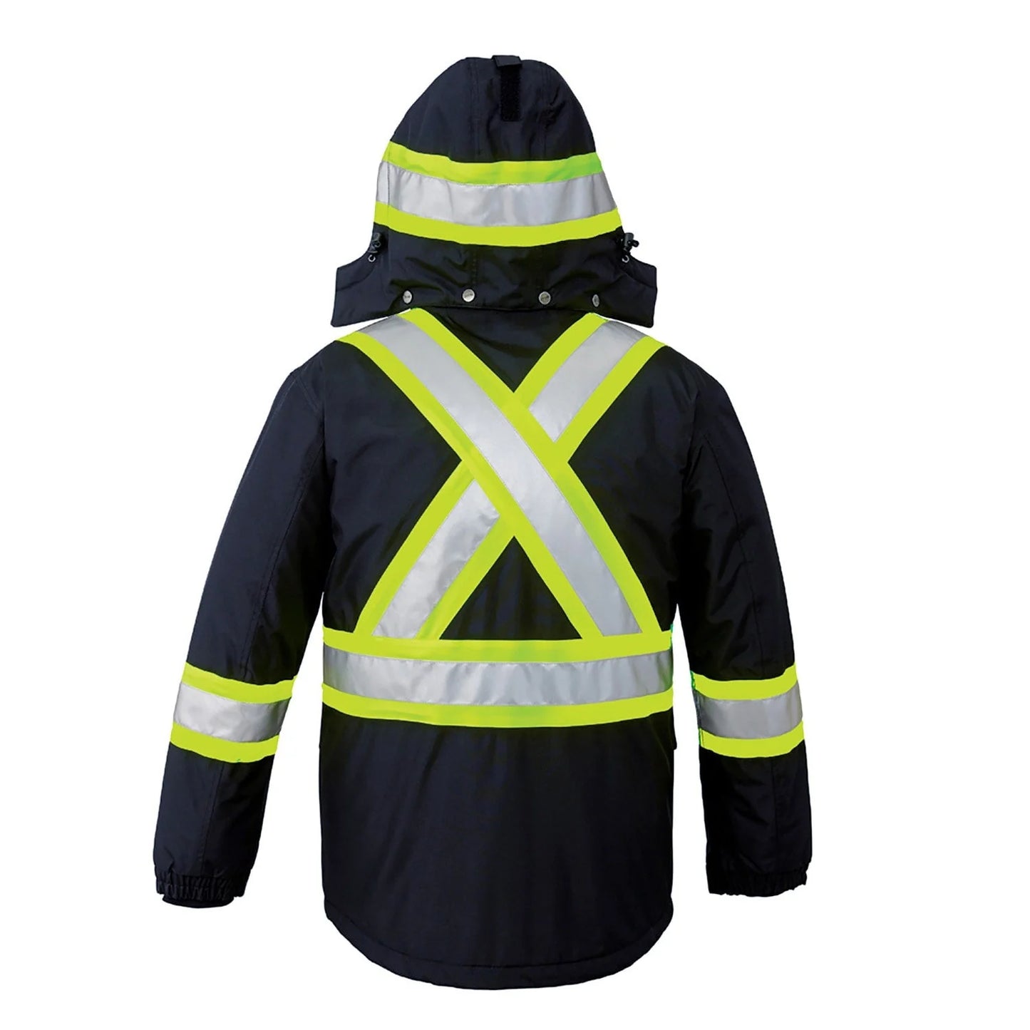 Armour Hi-Vis Insulated Parkas With Detachable Hood