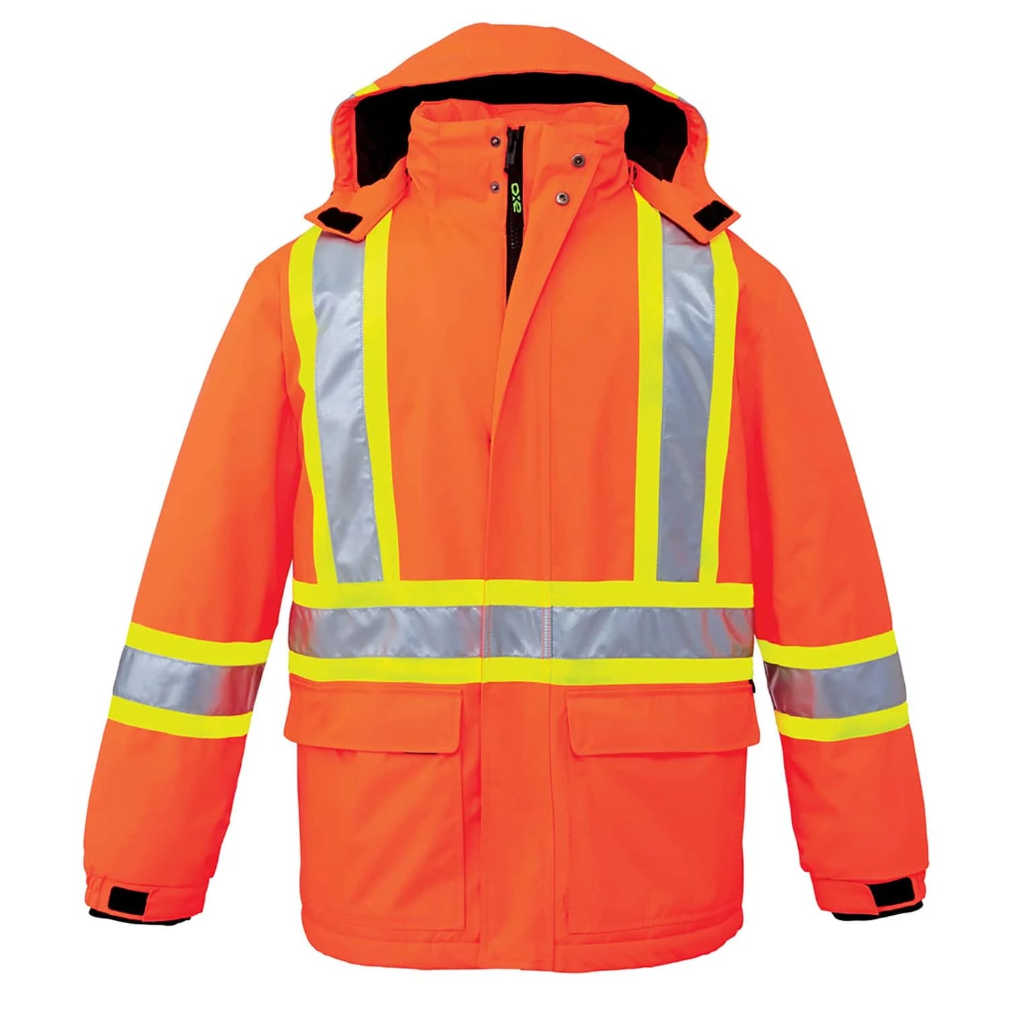 Armour Hi-Vis Insulated Parkas With Detachable Hood