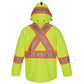 Armour Hi-Vis Insulated Parkas With Detachable Hood