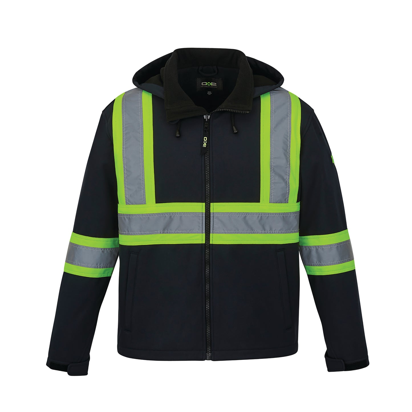 Shield Hi-Vis Softshell Jackets With Detachable Hood