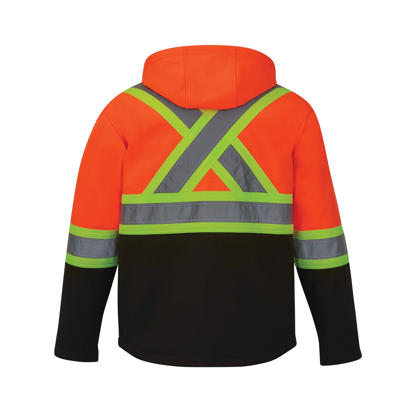 Shield Hi-Vis Softshell Jackets With Detachable Hood