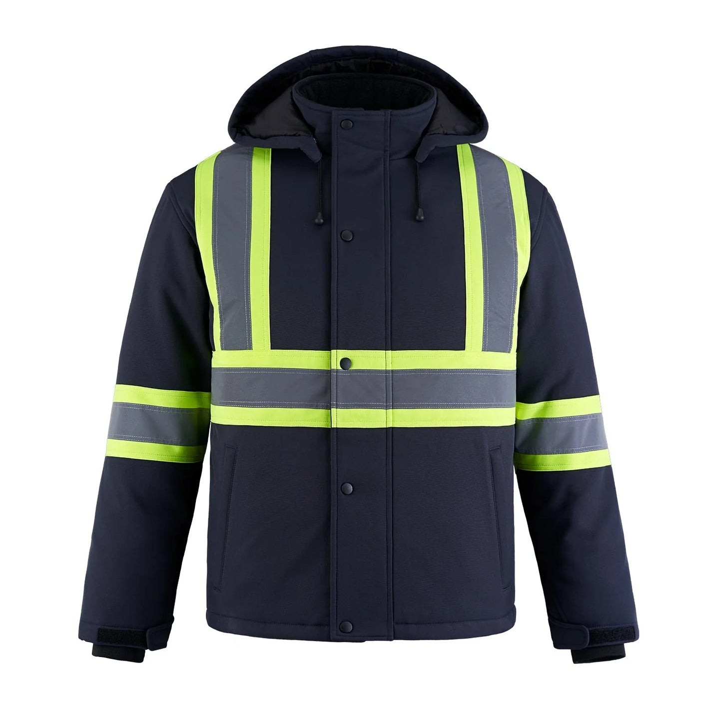 Freightliner Hi-Vis Insulated Softshell Jackets With Detachable Hood