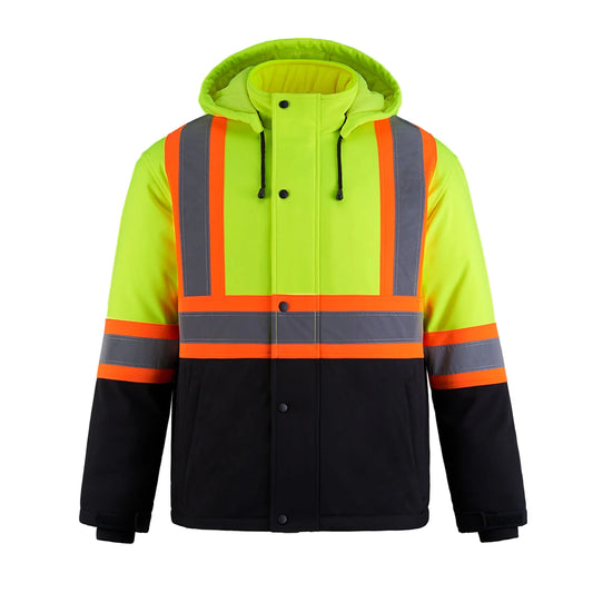 Freightliner Hi-Vis Insulated Softshell Jackets With Detachable Hood