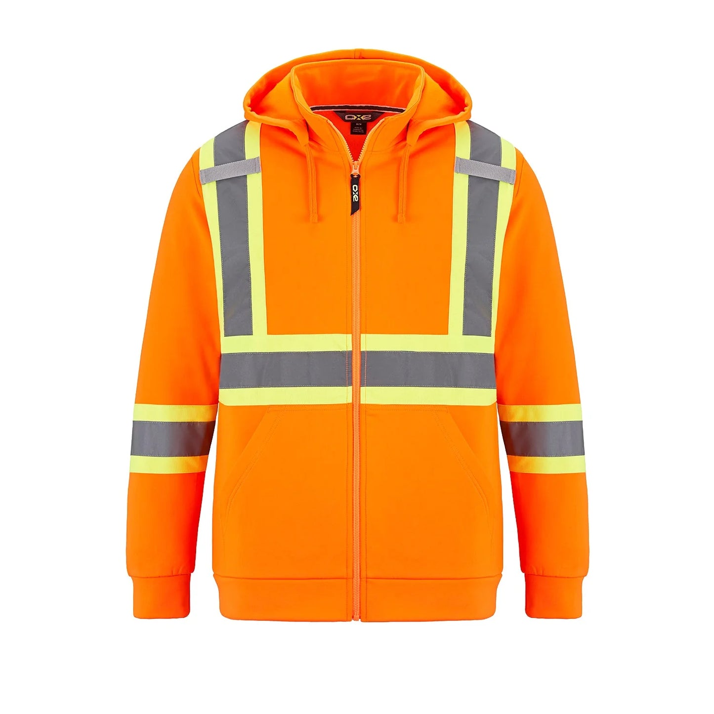 Infinity Hi-Vis Polyester Fleece Full Zip Hooded Sweatshirts With Detachable Hood