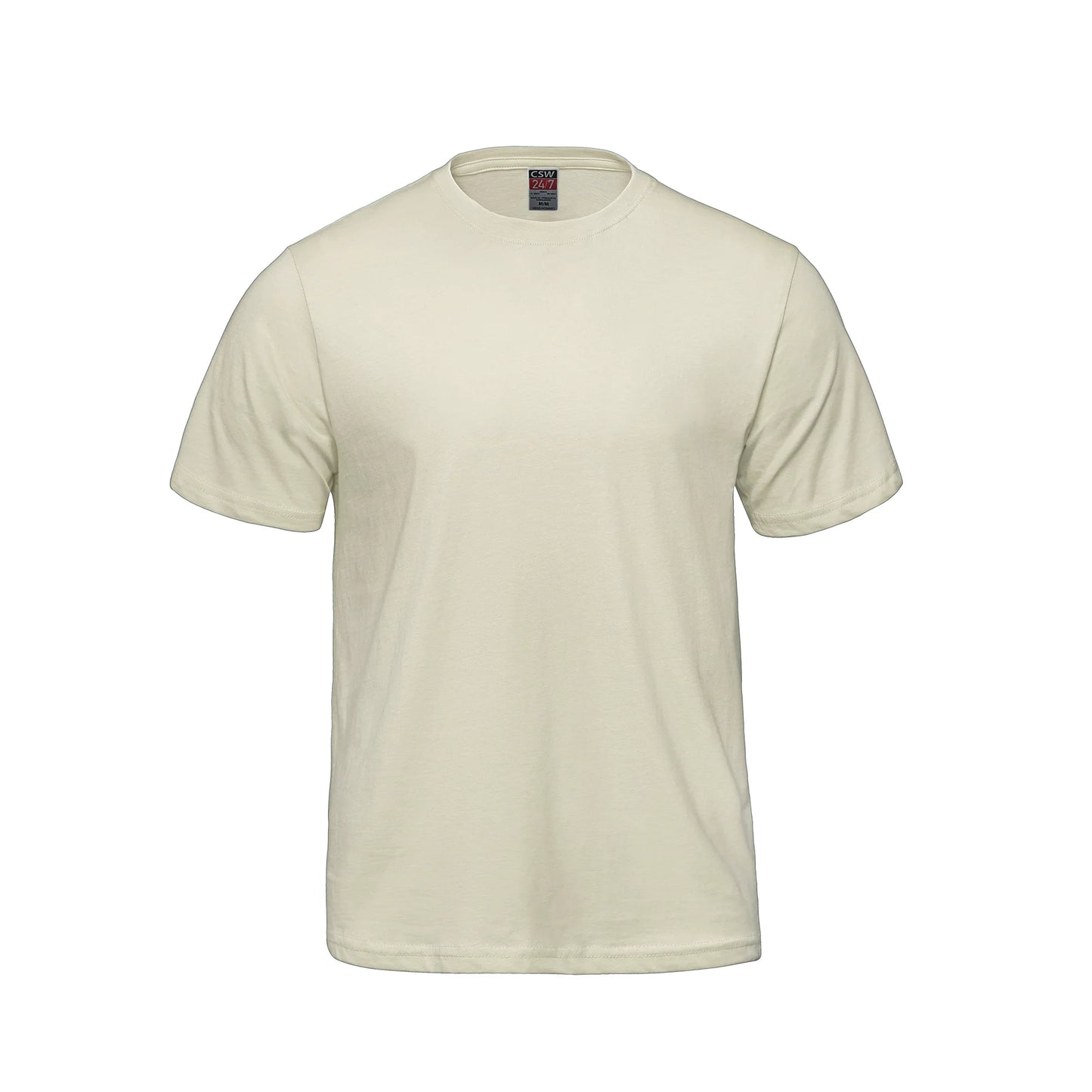 Adult Ring Spun Combed Cotton Crewneck T-Shirt