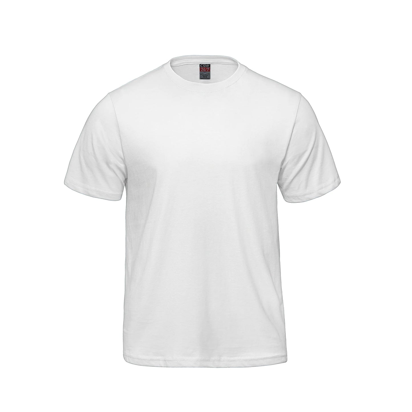 Adult Ring Spun Combed Cotton Crewneck T-Shirt