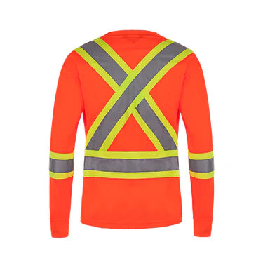 Lookout Hi-Vis Polyester Long Sleeve T-Shirts