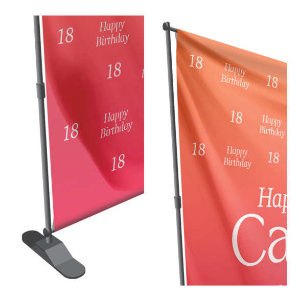 8x10 Telescopic Backdrop Banner Stand