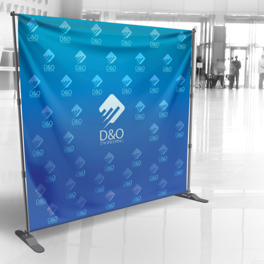 8x10 Telescopic Backdrop Banner Stand