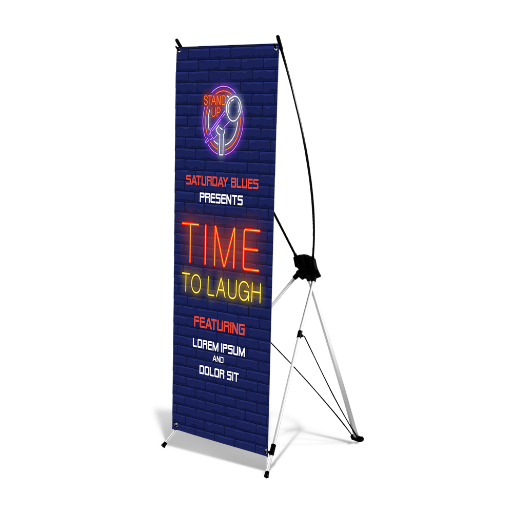 X-Frame Collapsible Banner Stand