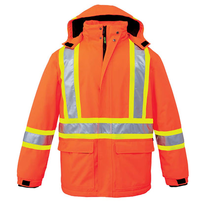 Armour – Hi-Vis Insulated Polyester Canvas Workwear Parka