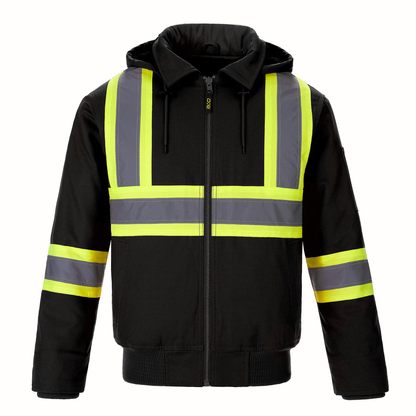 International – Hi-Vis Bomber Jacket with Sherpa Lining