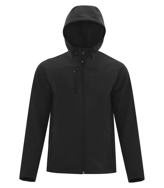 COAL HARBOUR® Everyday Hooded Water Repellent Stretch Soft Shell Jacket