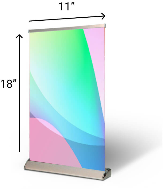 Table Top Retractable Banner Stand