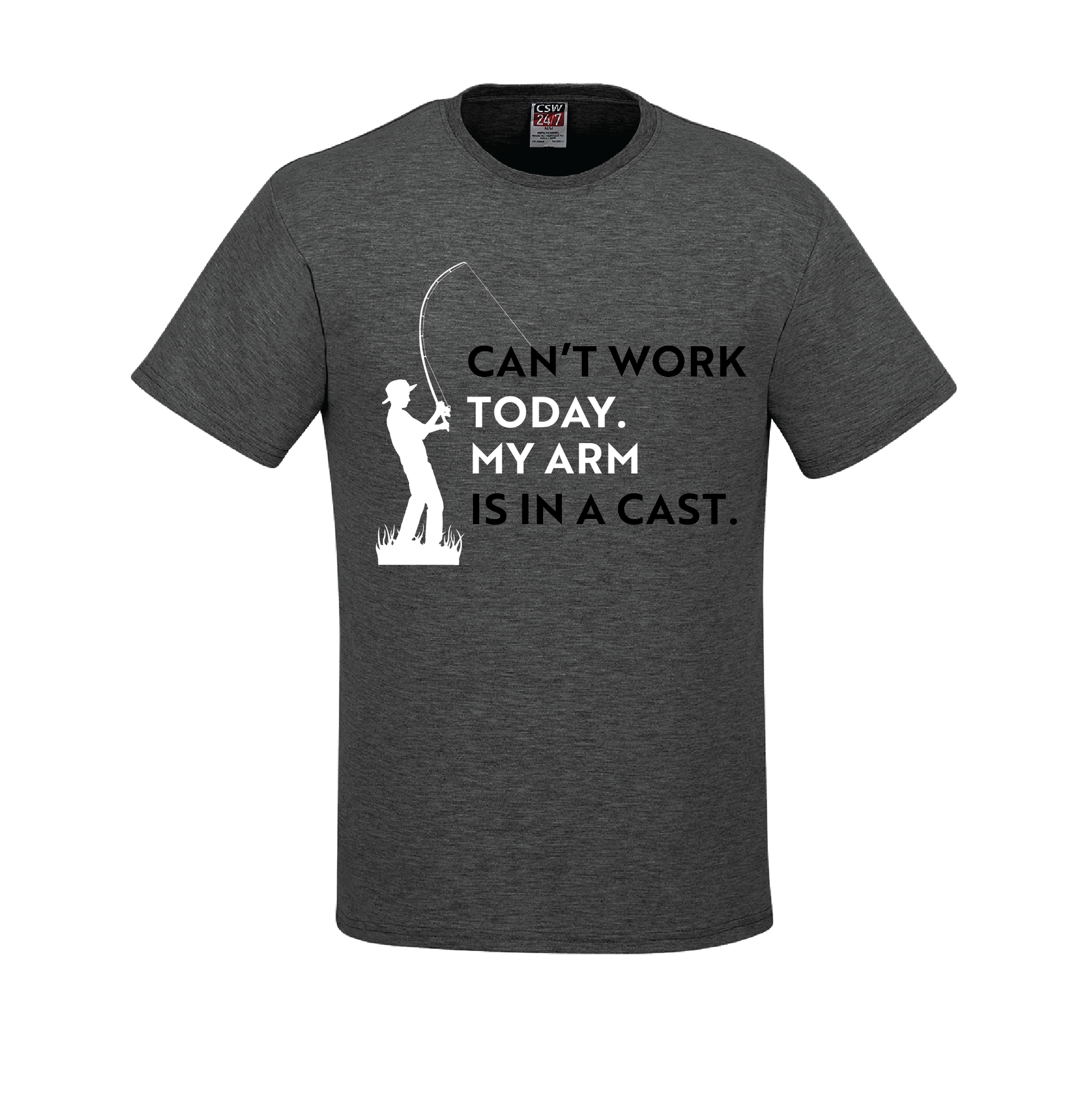 Can't Work Today Fishing T-Shirt – Visual Vinyl & Print