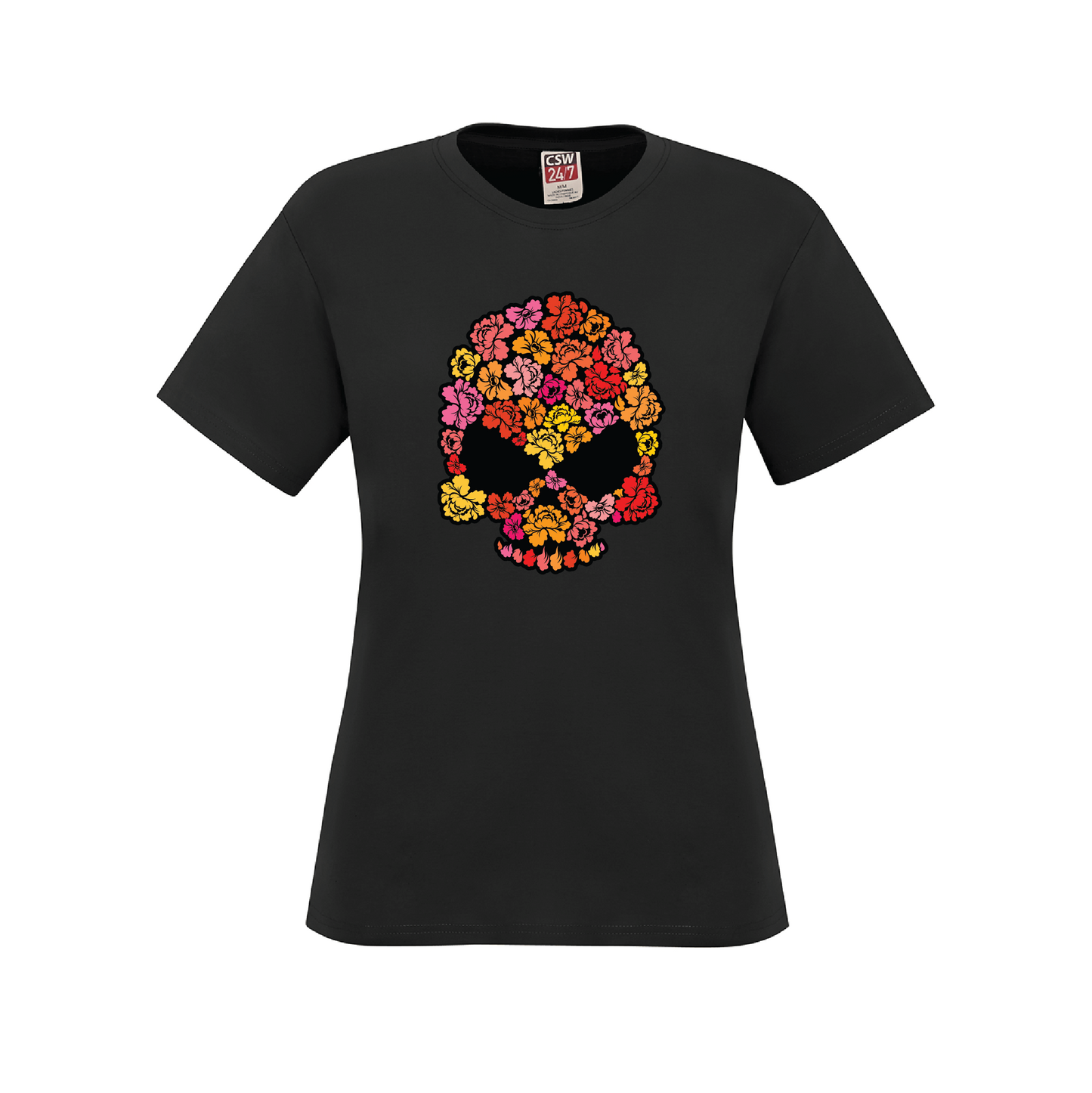 Floral Sugar Skull T-Shirt