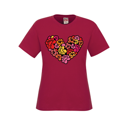 Flower Heart T-Shirt